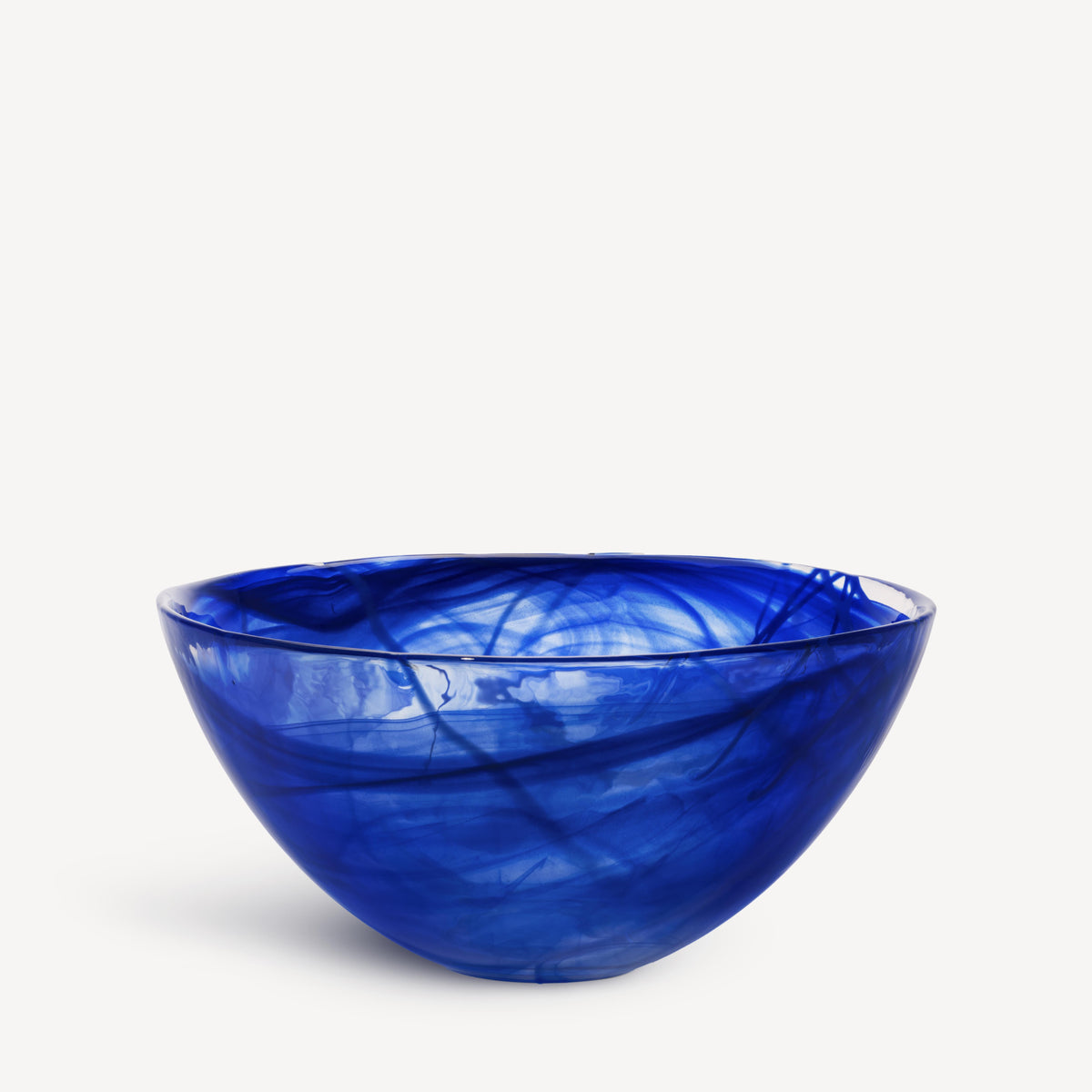Kosta Boda Contrast Bowl Blue/Blue Large