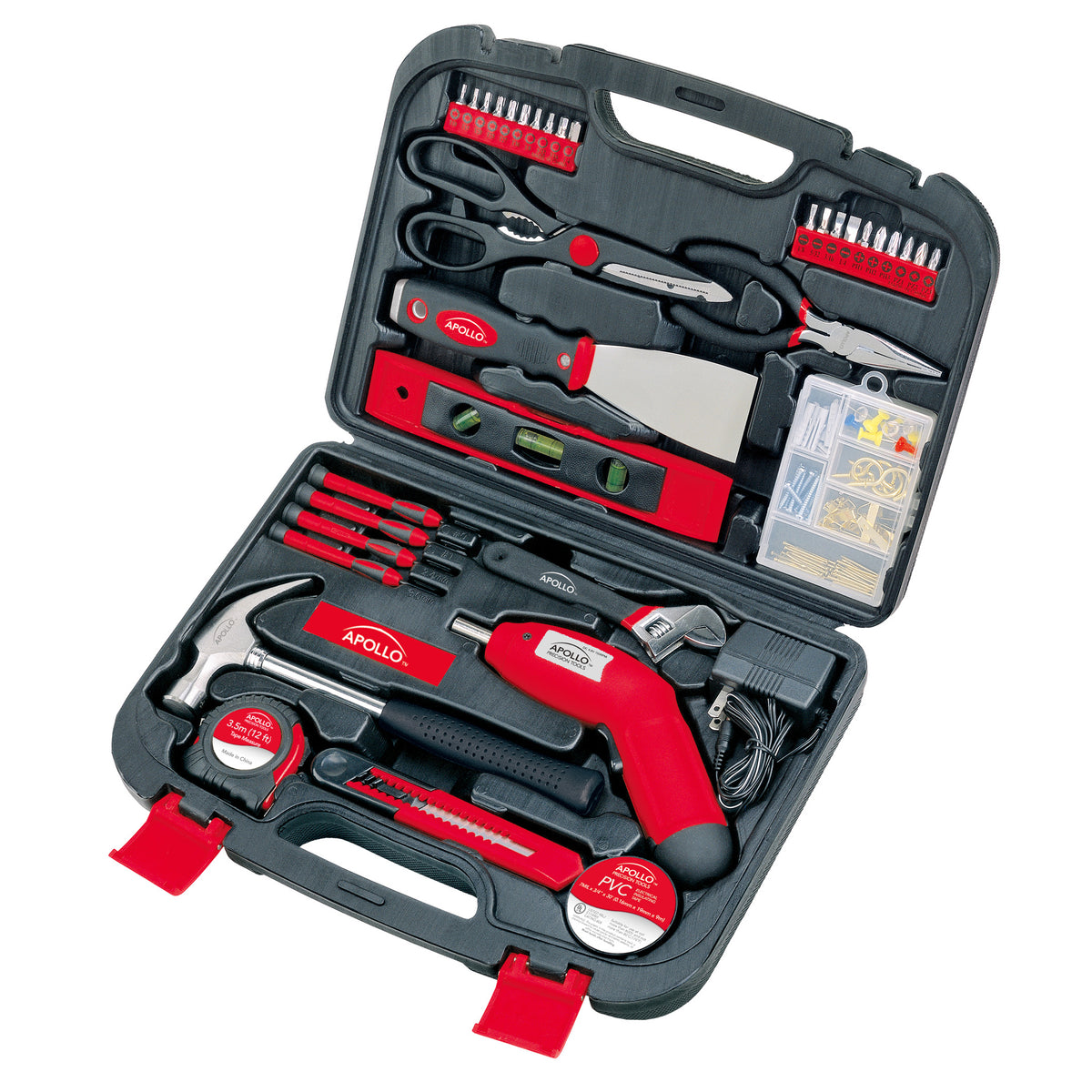 Apollo Tools 135pc Household Tool Kit