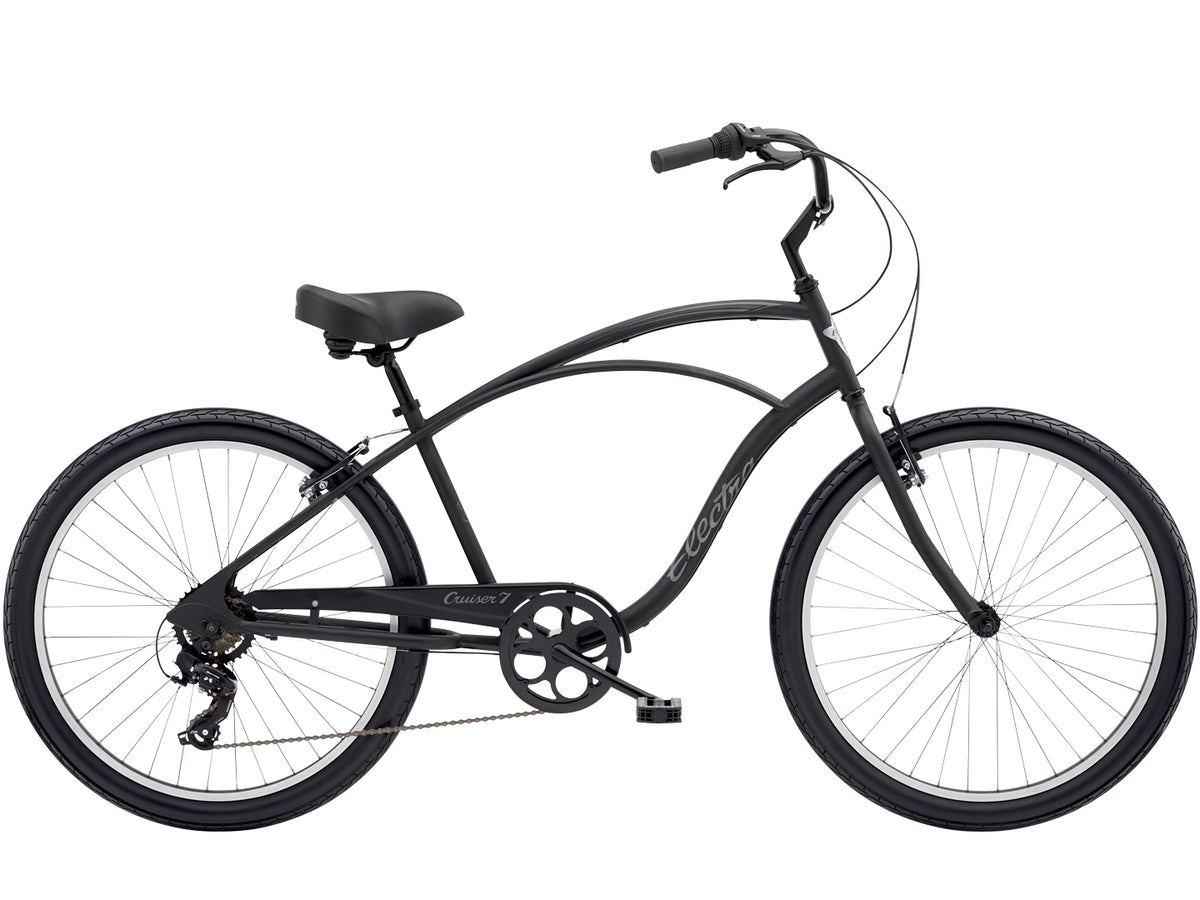 Electra Cruiser 7D Step-Over Recreation Bike in Matte Black