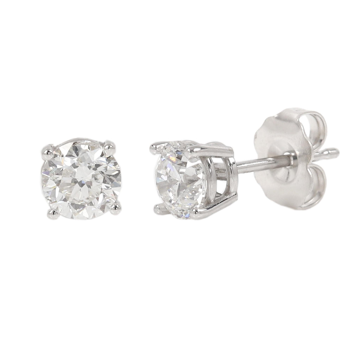 Matrix Creations 1.0 ct. t.w. Stud Earrings