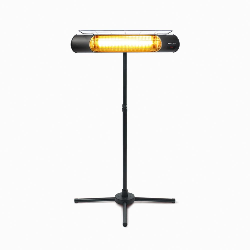 HeatMate Graphite Single Patio heater (Silver)