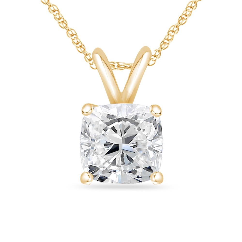 Prestige Boutique Diamonds Cushion shaped Pendant w/Chain Size 2.00ct