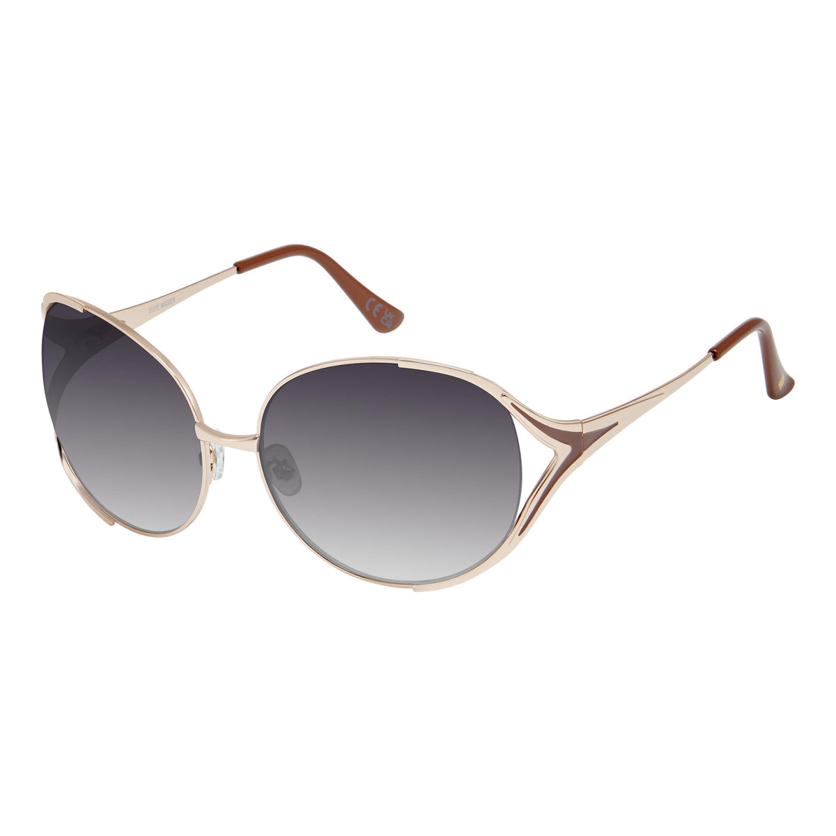 Steve Madden GLORIE Rectangular Sunglasses - Gold