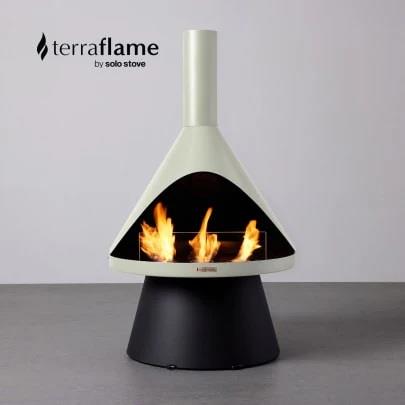 TerraFlame Lloyd Modern Gel Fuel Fireplace - Dove