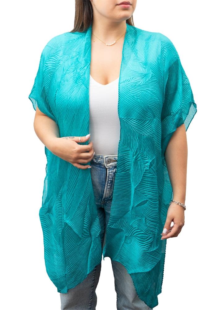 Jessica McClintock Pleated Kimono