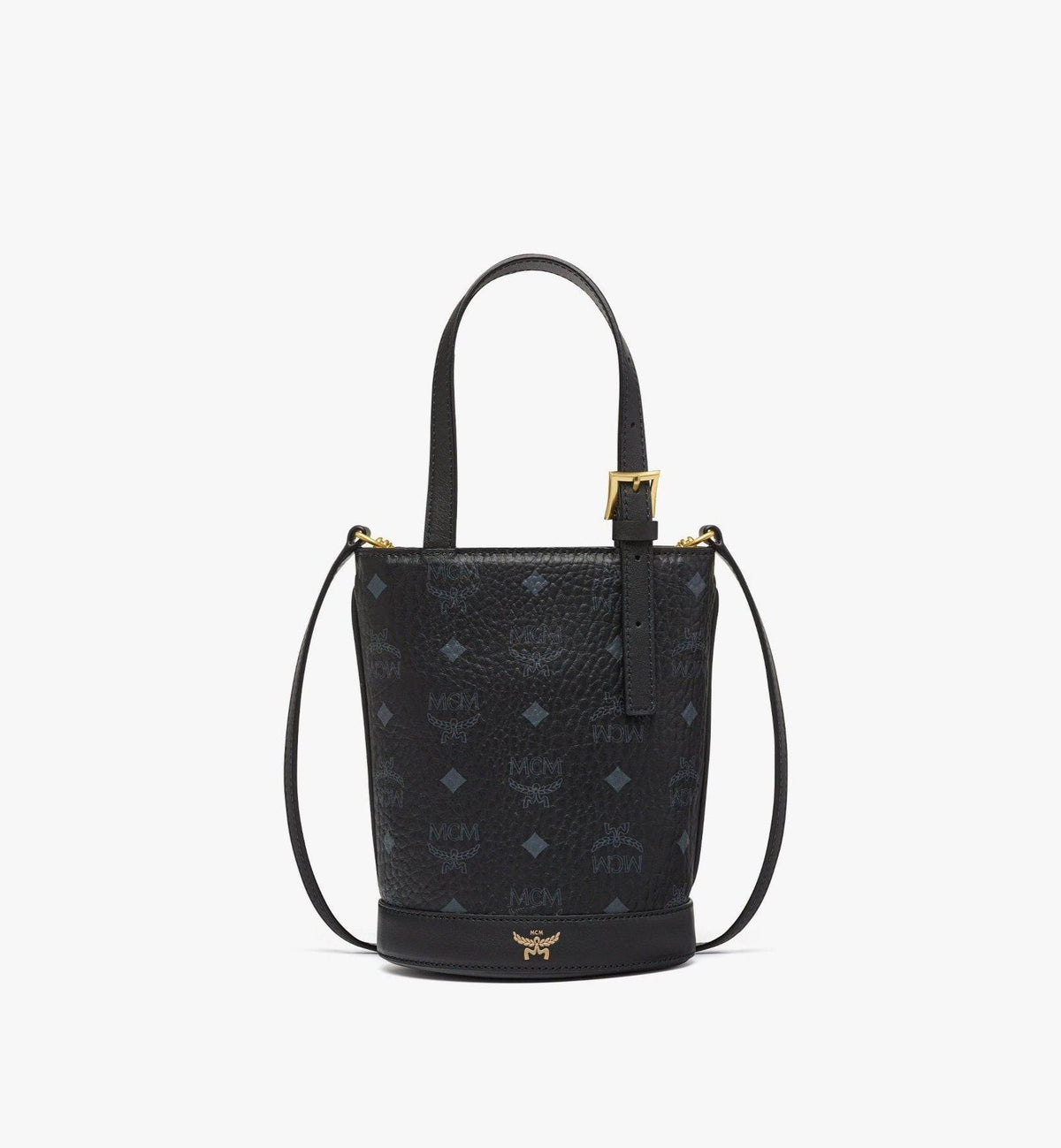 MCM Aren Bucket Tote in Visetos Size Mini