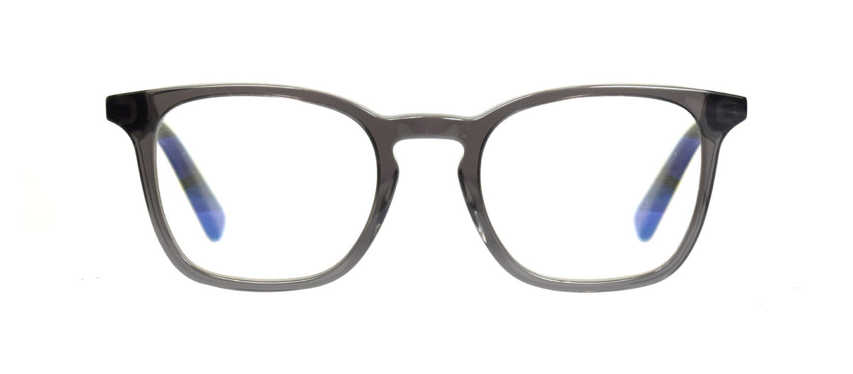Revo Wes Blue Light Reading Glasses - Crystal Grey - Size 49-21-145 Diopter 1.0