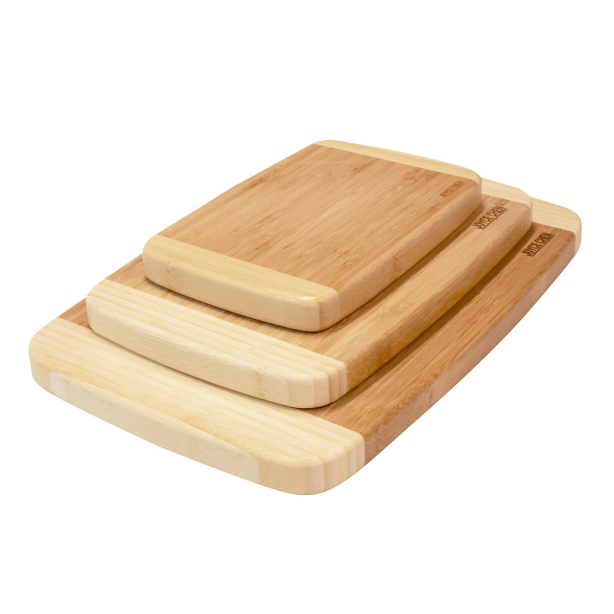 KitchenSupply Joyce Chen - 3-Pack Burnished Bamboo Cutting Board Bundle