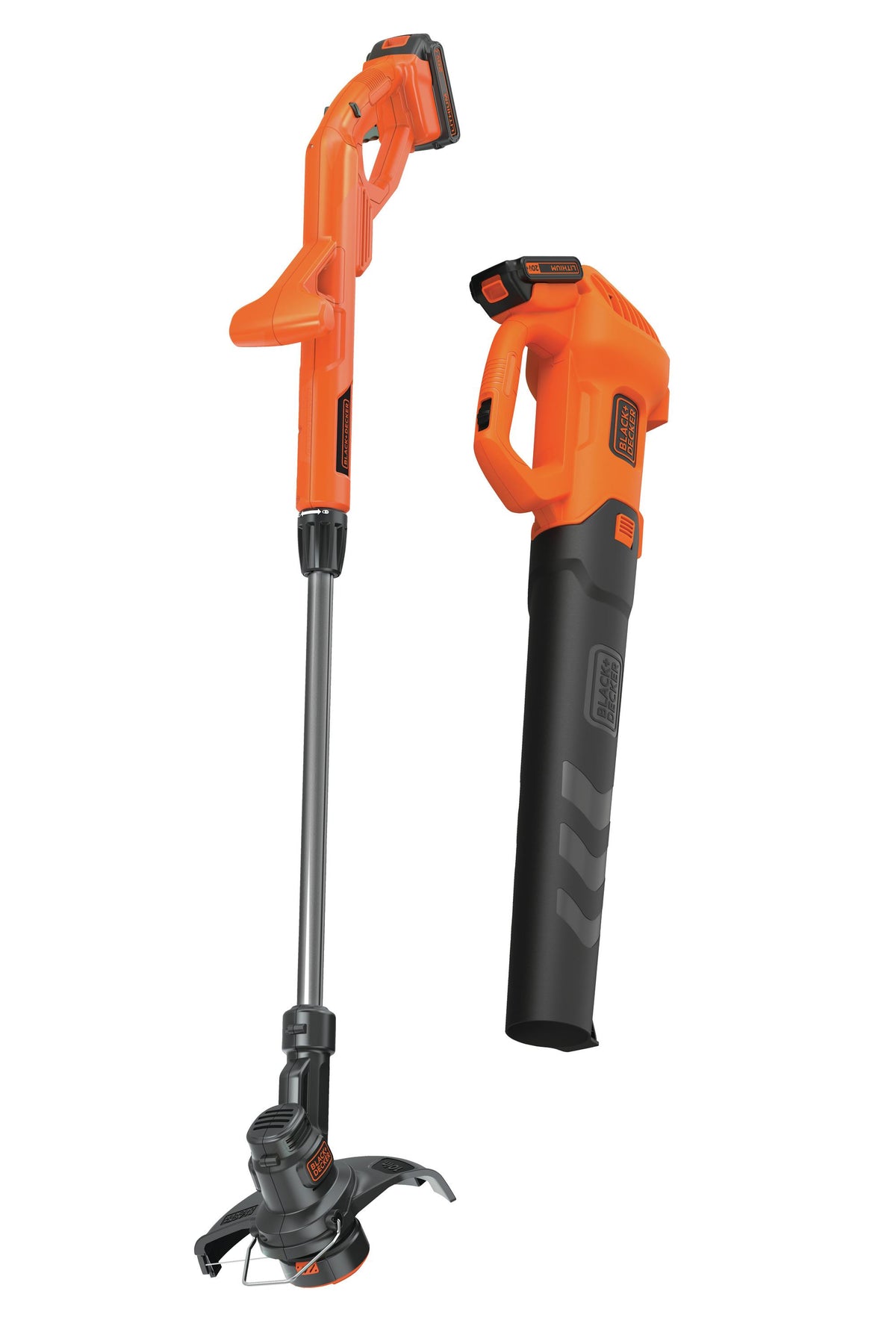 Black & Decker 20V MAX PowerConnect Cordless Axial Leaf Blower & String Trimmer Combo Kit