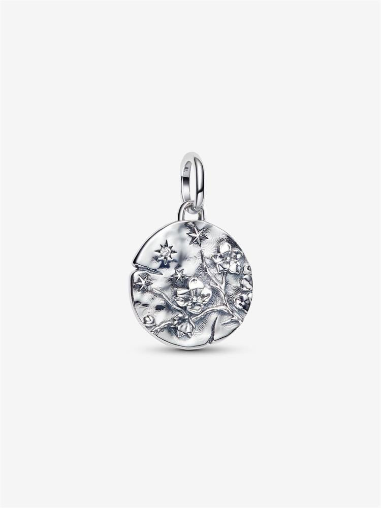 Pandora Cherry Blossom Medallion Charm