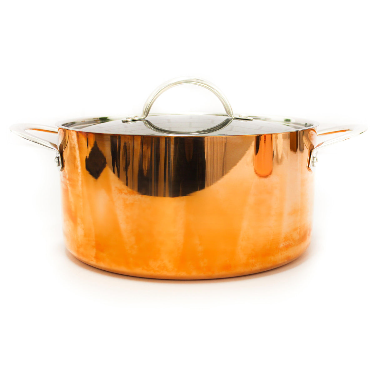 BergHOFF Copper Tri-Ply 9.5" Cov Dutch Oven, Polished