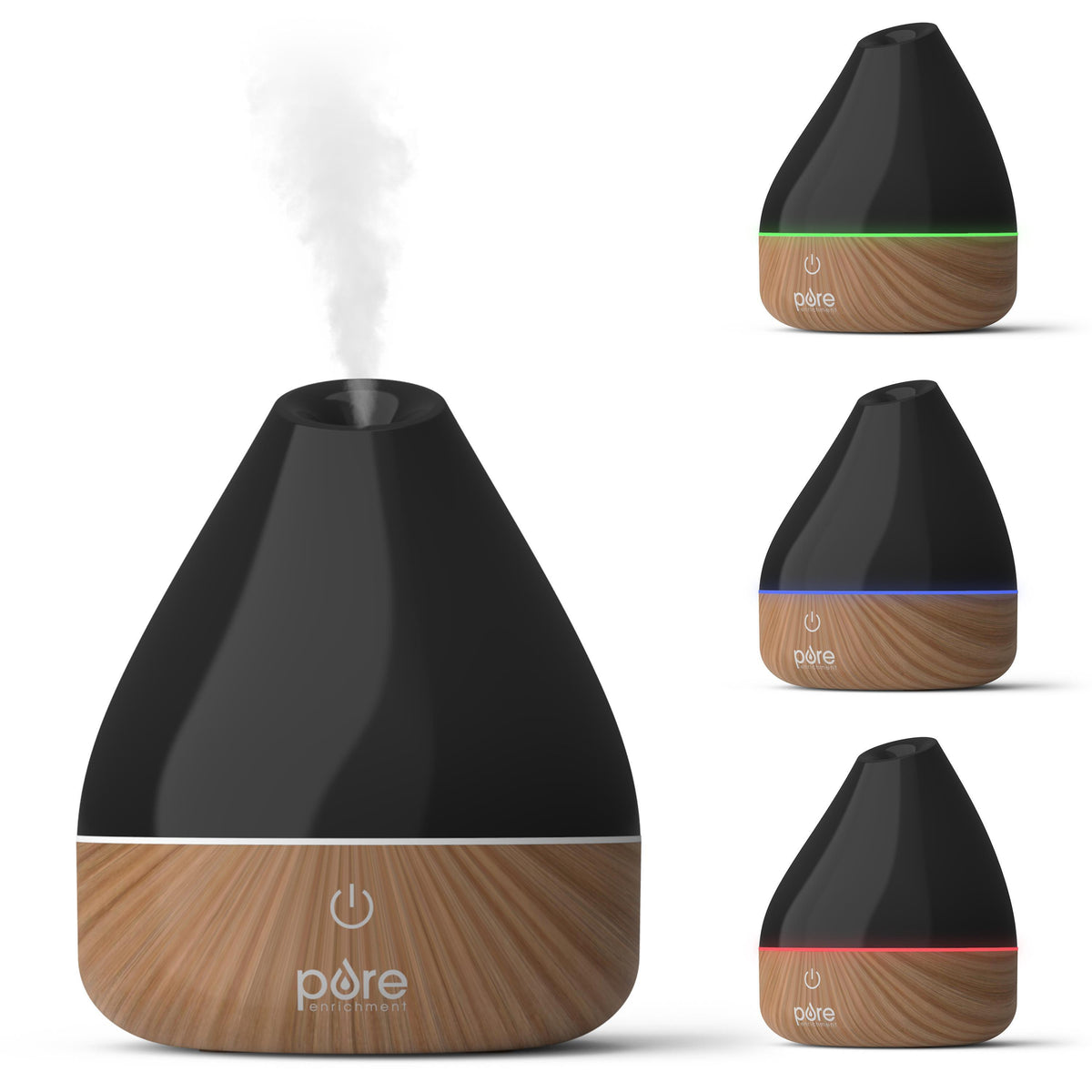 Pure Enrichment PureSpa Natural Essential Oil Diffuser Black