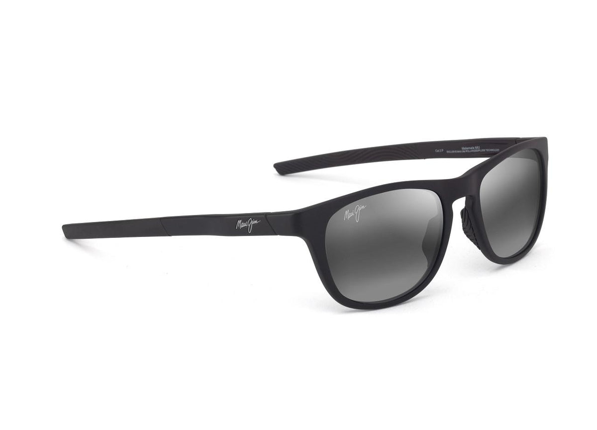 Maui Jim Melemele Matte Black Neutral Grey