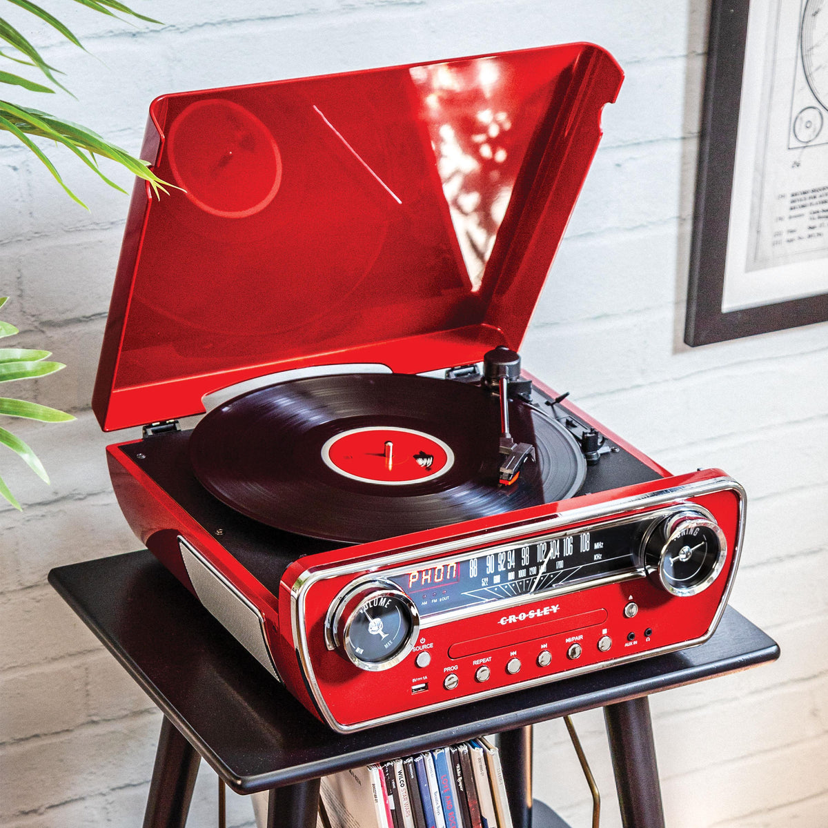 Crosley Radios Powel 7-In-1 Record Player