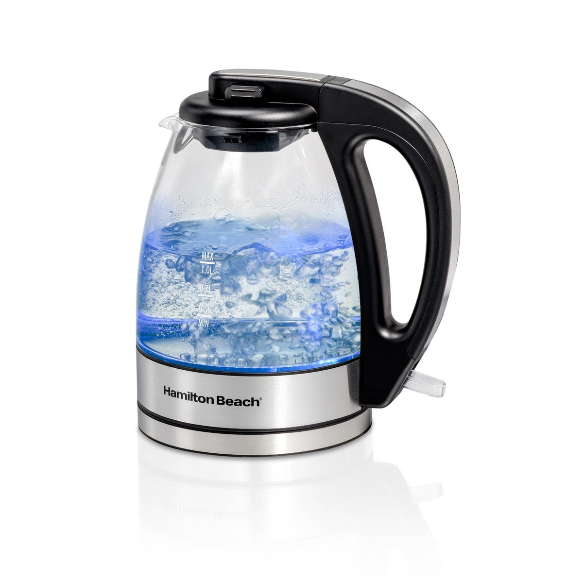 Hamilton Beach Compact 1L Glass Kettle