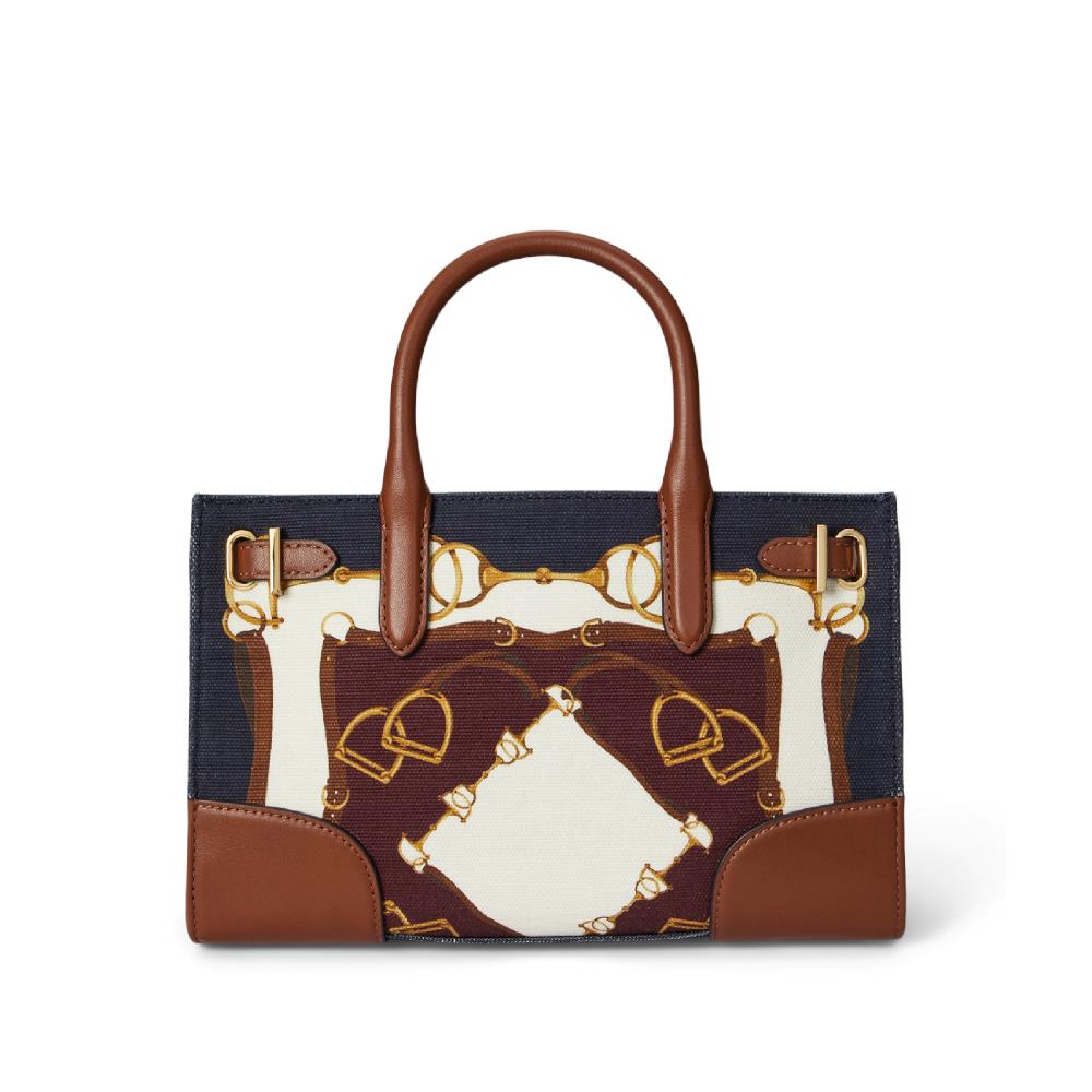 Ralph Lauren Refined Canvas Devyn Small Tote Bag