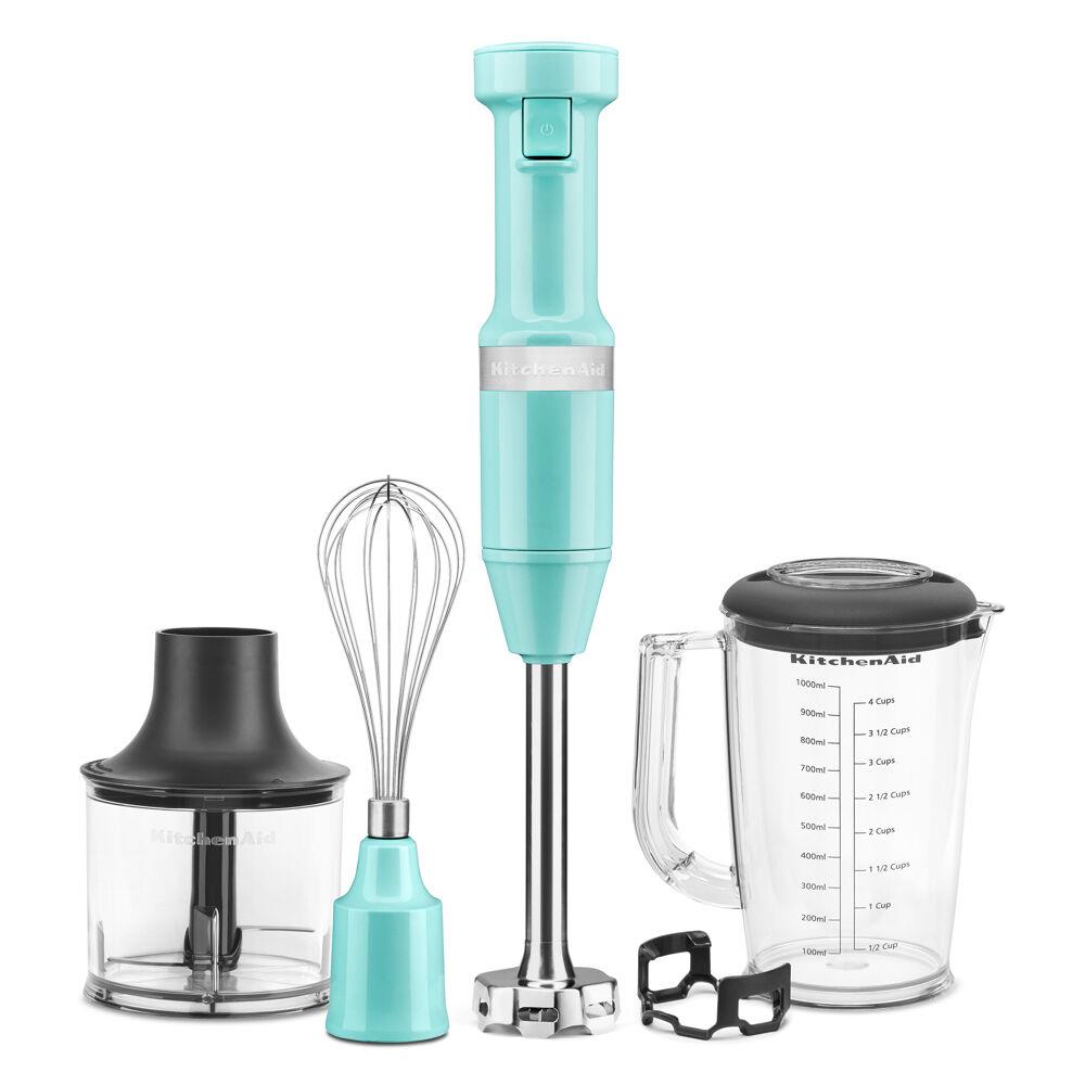 KitchenAid Variable Speed Hand Immersion Blender in Aqua