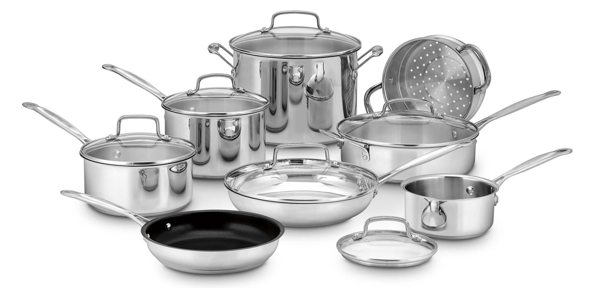 Cuisinart 14-Pc Chef's Classic Stainless Cookware Set
