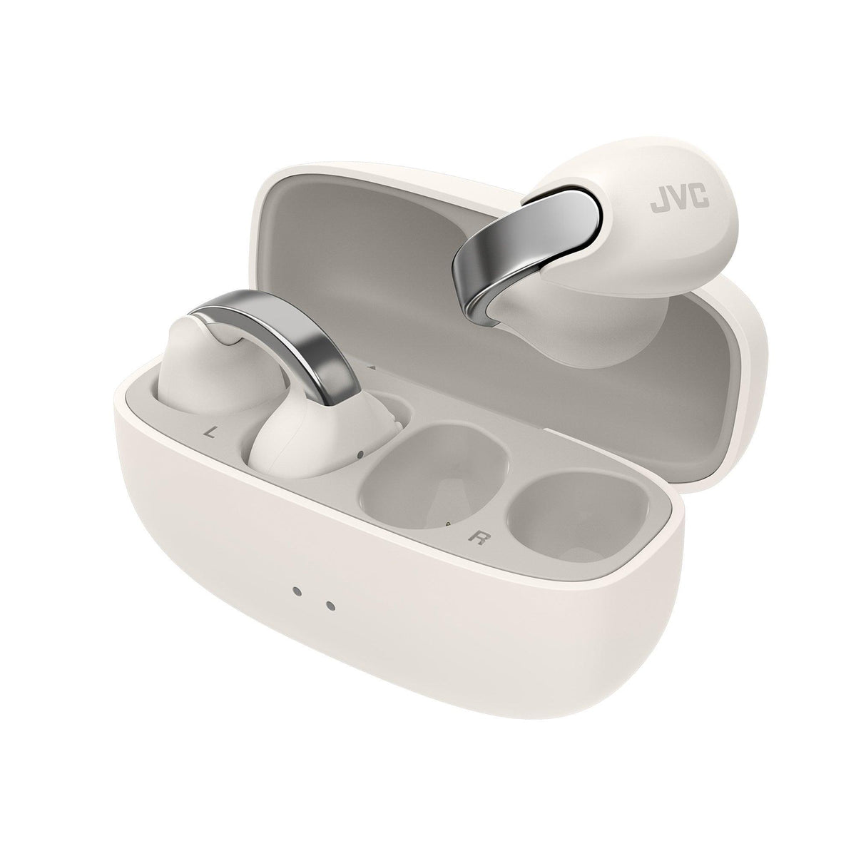 JVC Nearphones Open Earcuff True Wireless Earbuds White