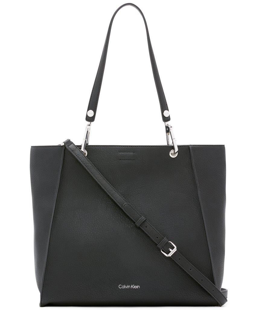 Calvin Klein Reyna Large Tote - Black/Silver