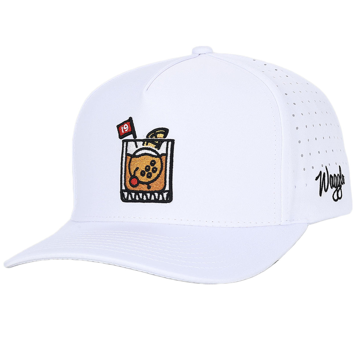 Waggle 19th Hole Hat - White