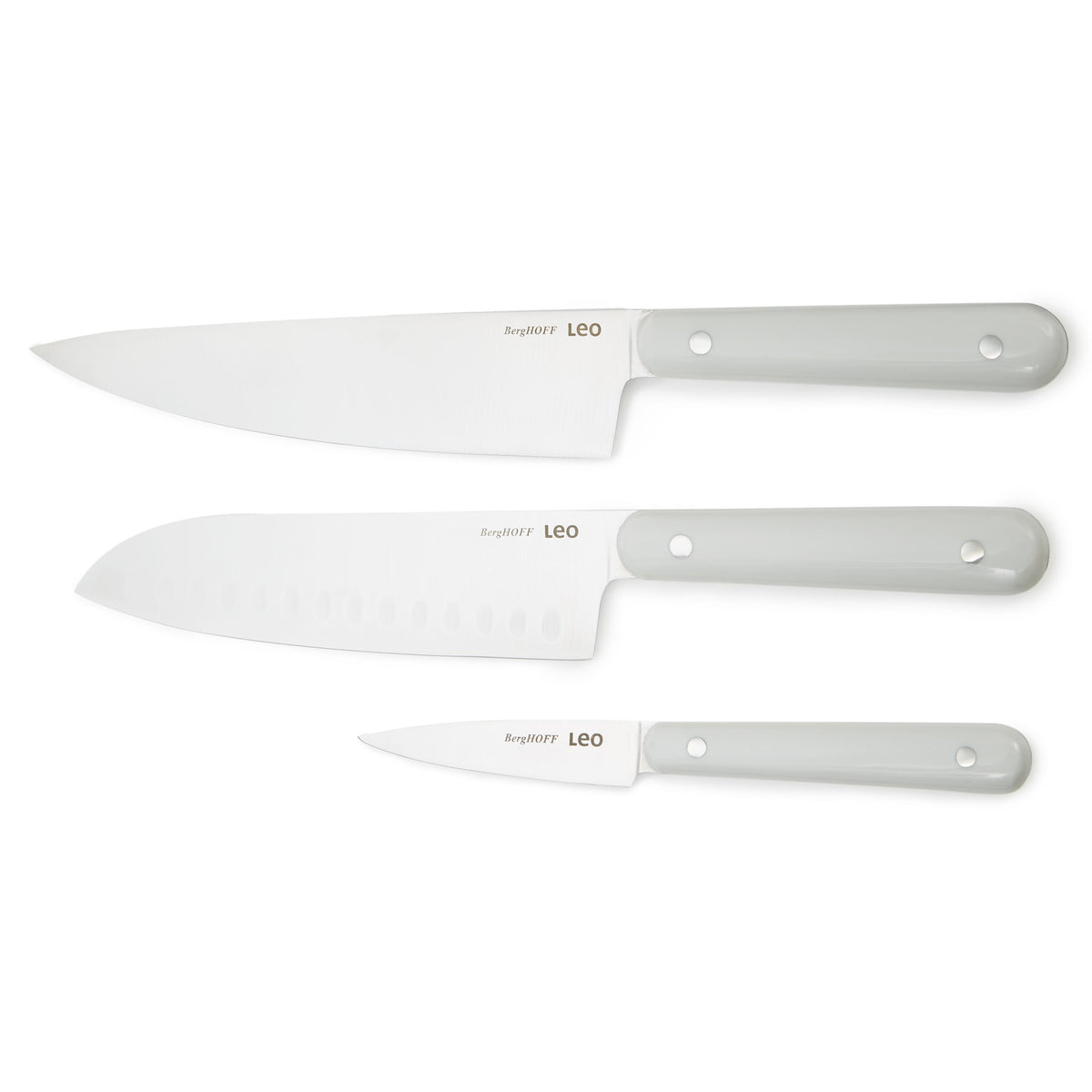 BergHOFF Leo Glints 3Pc Stainless Steel Cutlery Set, Spirit