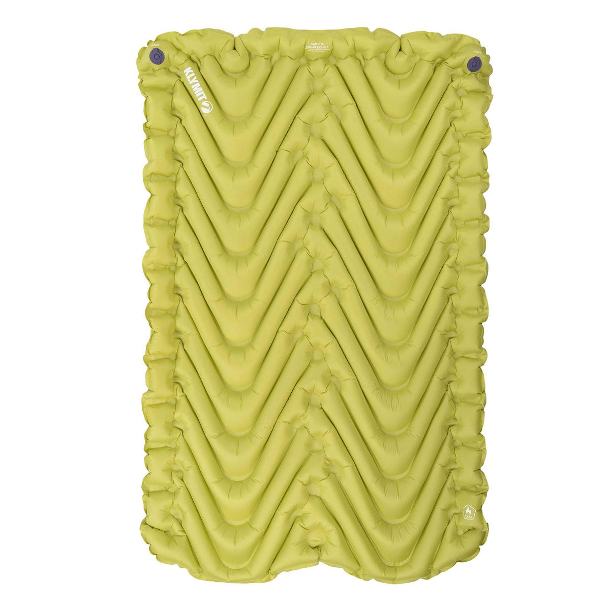 Klymit Static V Summit Double Sleeping Pad - Chartreuse