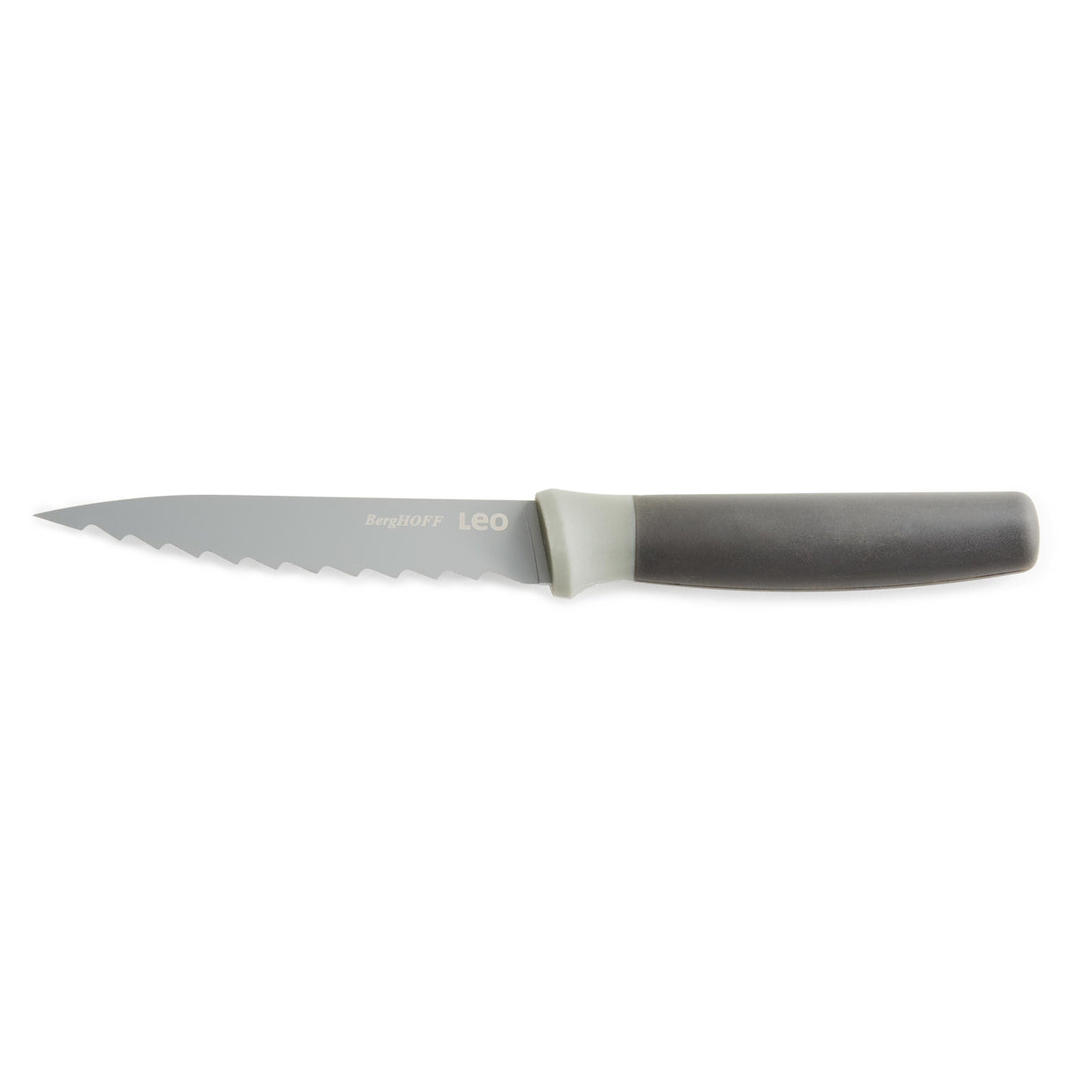 BergHOFF Balance Nonstick Stainless Steel Serrated Utility Knife 4.5", Recycled Material