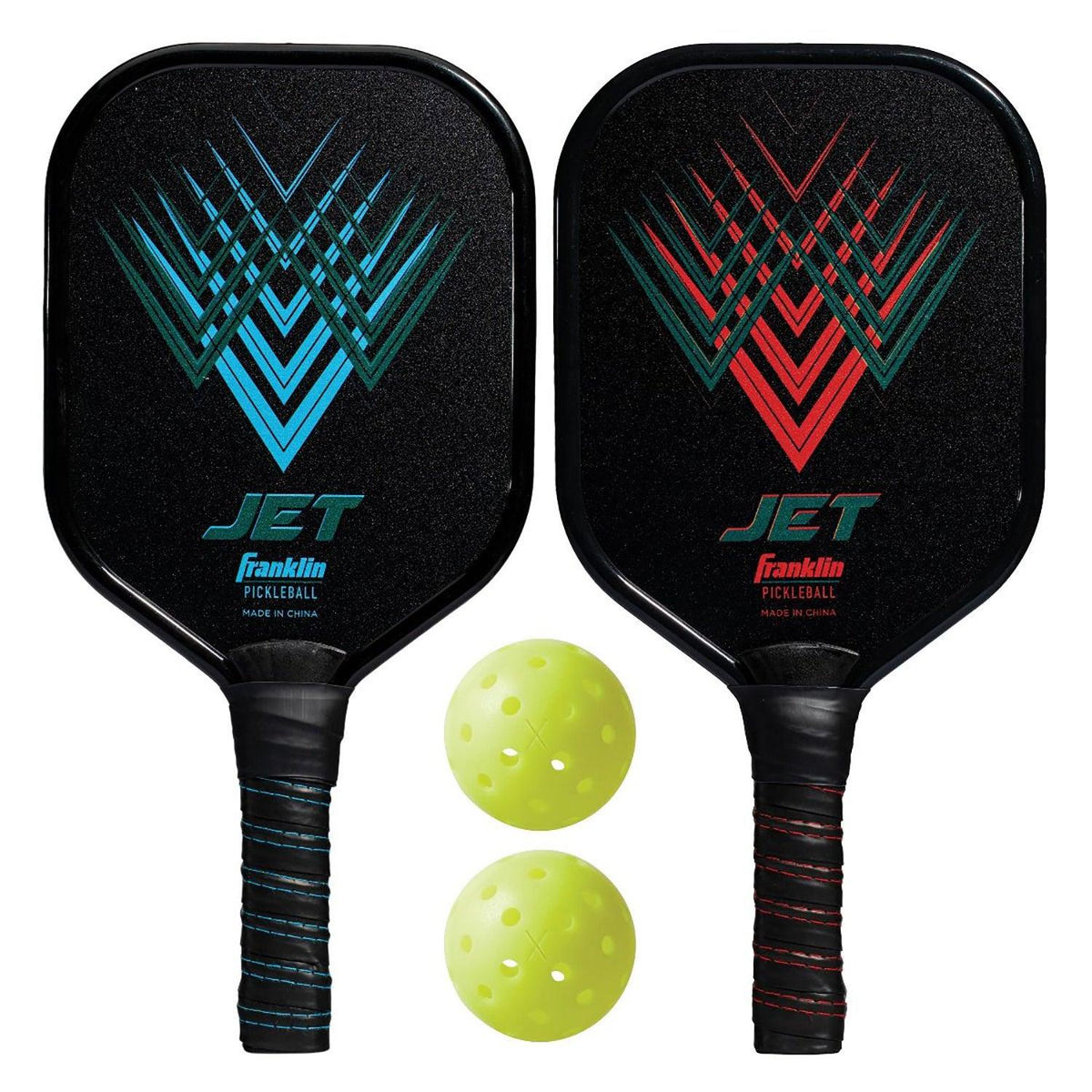 Franklin Sports Jet 2 Player Aluminum Paddle & Ball Set