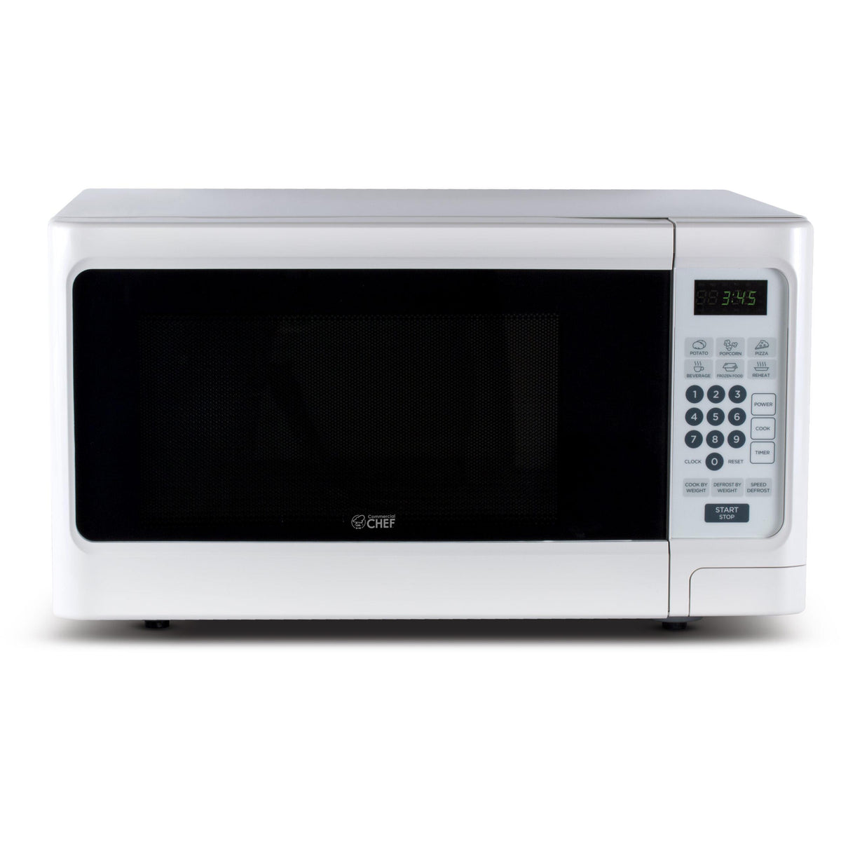 Commercial Chef 1.1 Cu. Ft. Counter Top Microwave - White