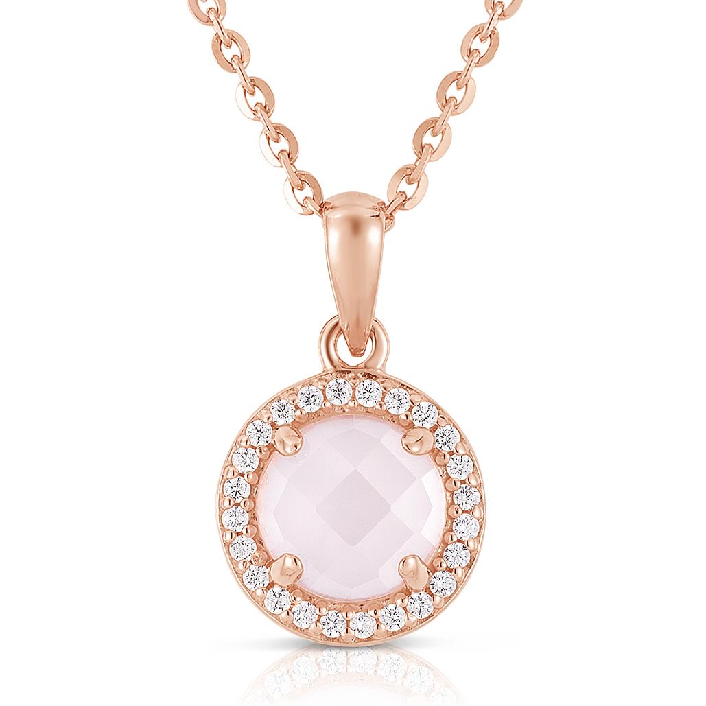 Jilco Inc Rose Quartz Necklace