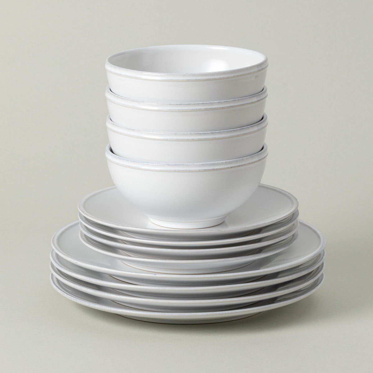 Casa Fina Friso Place Setting Set w/ cereal bowl Size 12 Pieces