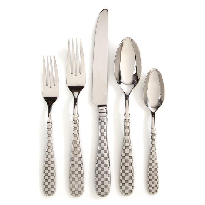 MacKenzie-Childs Check Flatware 5-Piece Place Setting