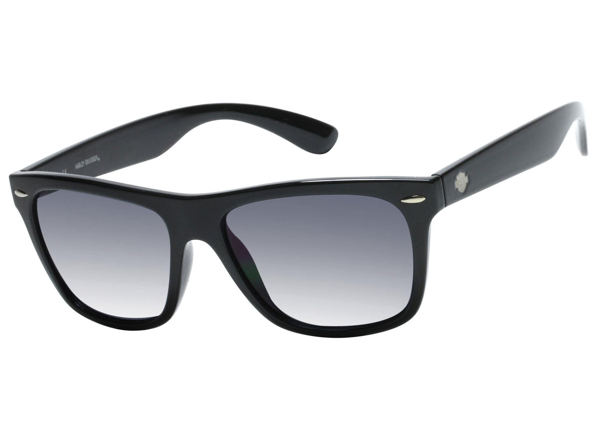 Harley Davidson Men's Wayfarer Sunglasses - Black