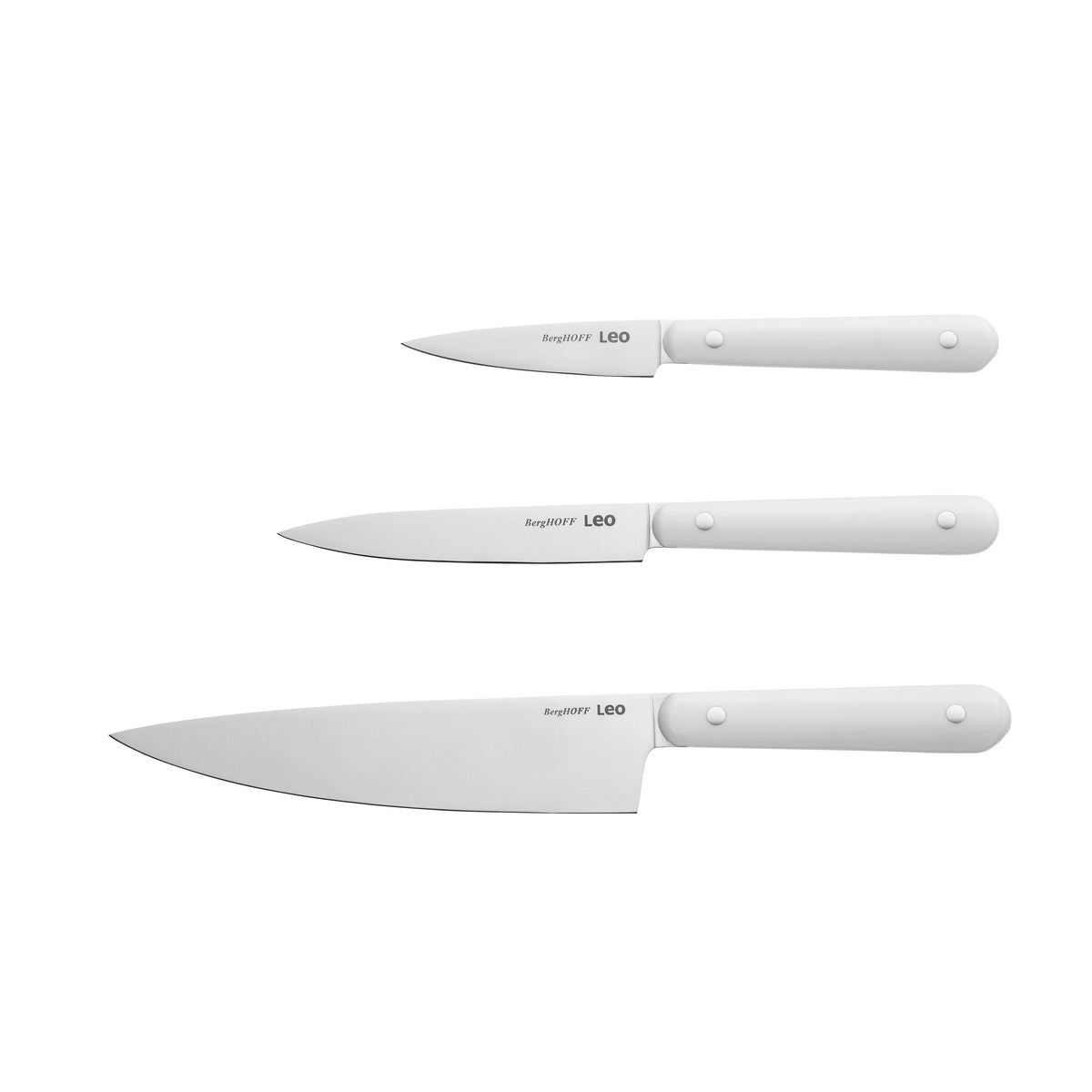 BergHOFF Leo 3pc Starter Knife Set, Slate