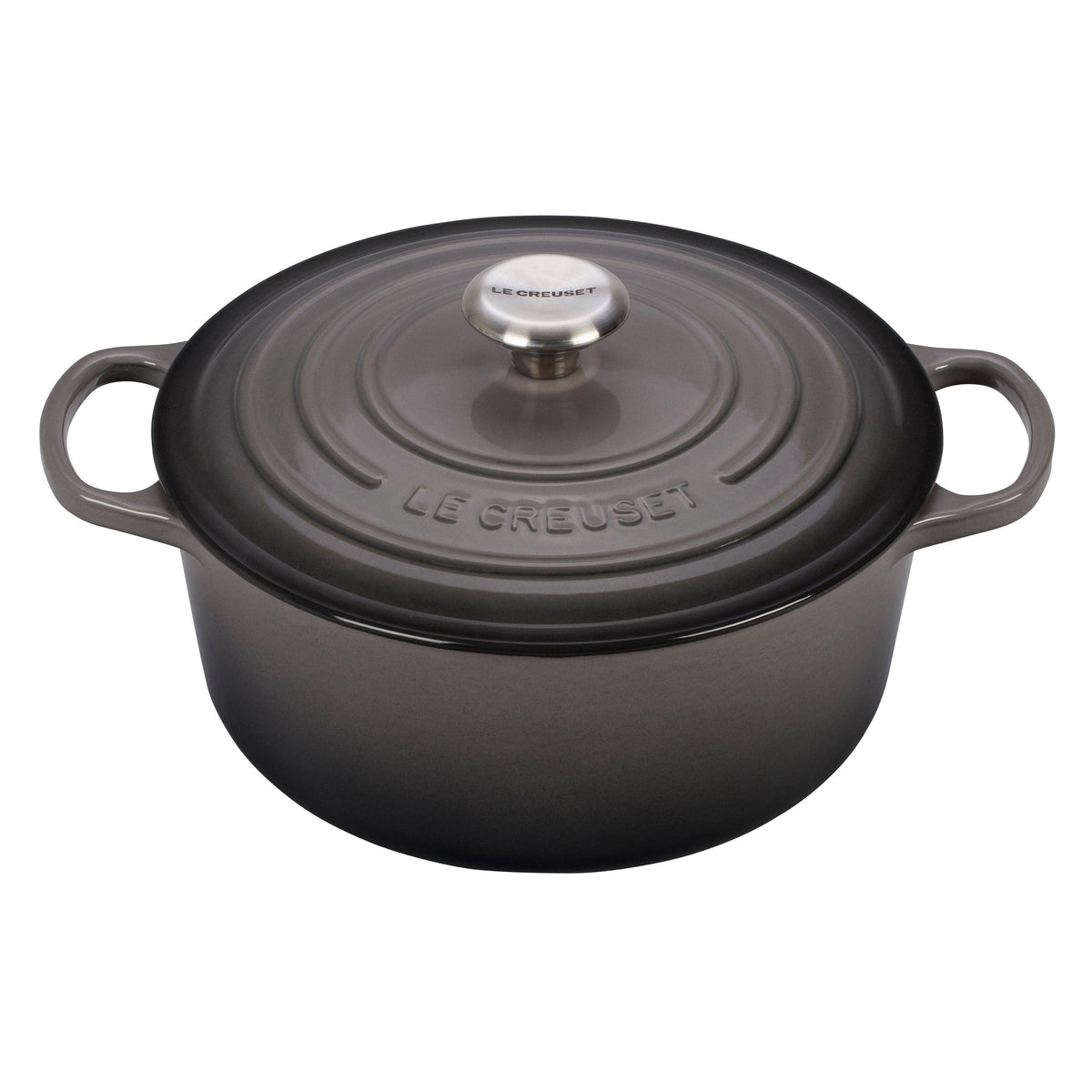 Le Creuset 5.5qt Signature Cast Iron Round Dutch Oven Oyster