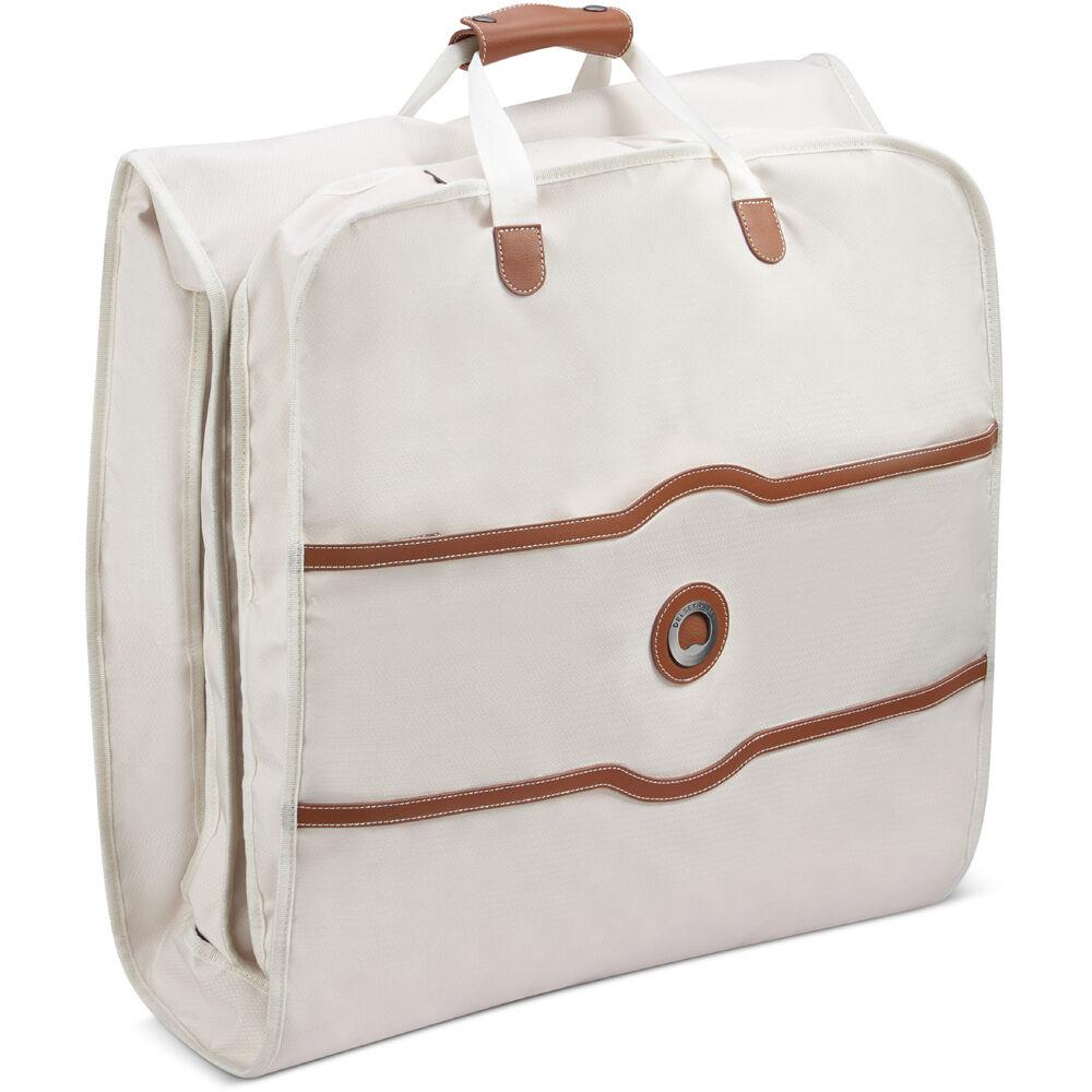 Delsey Chatelet Air 2.0 Garment Cover for Hanging Clothes, Suits & Dresses in Angora