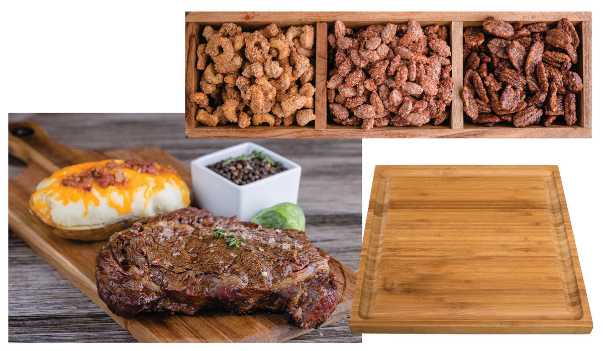 Echo Valley Meats Ribeye & Twice Baked Potato w/Nut Trio