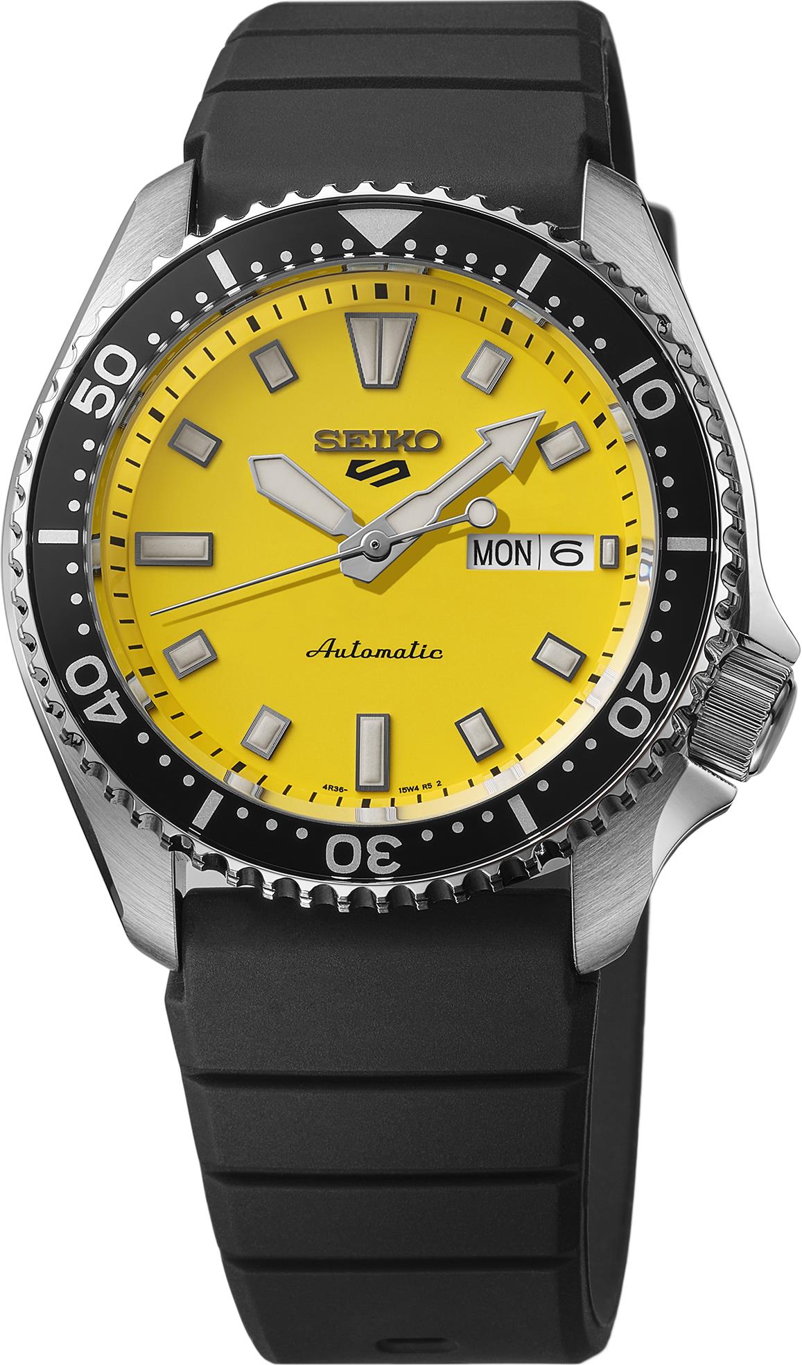 Seiko 5 Sports SS Automatic Yellow Dial