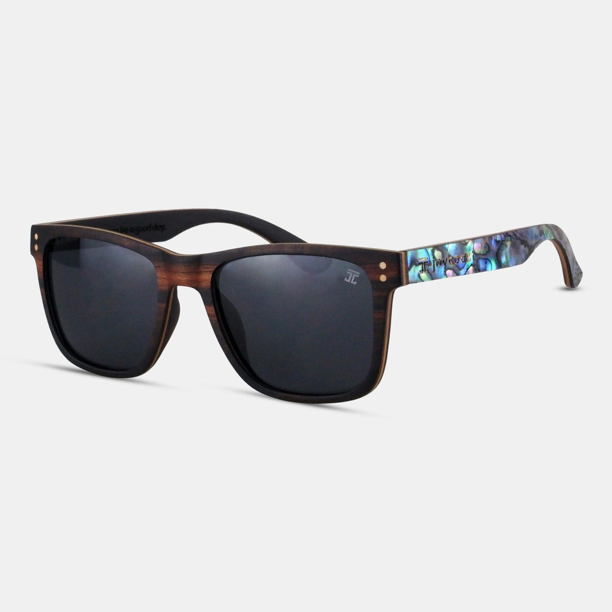 Joycoast Abalone Wayfinder - Ebony Wooden Sunglasses Black