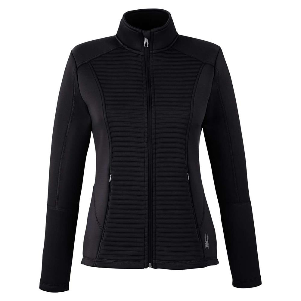 Spyder Womens Venom Full-Zip Jacket-Black-LG