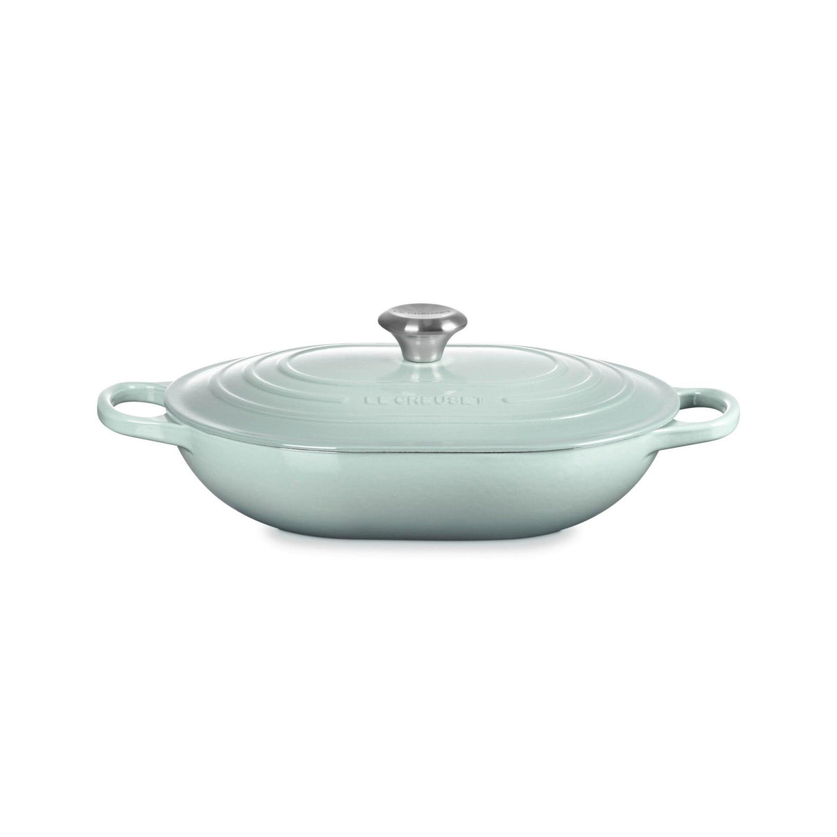 Le Creuset 3.75qt Signature Cast Iron Oval Casserole Sea Salt