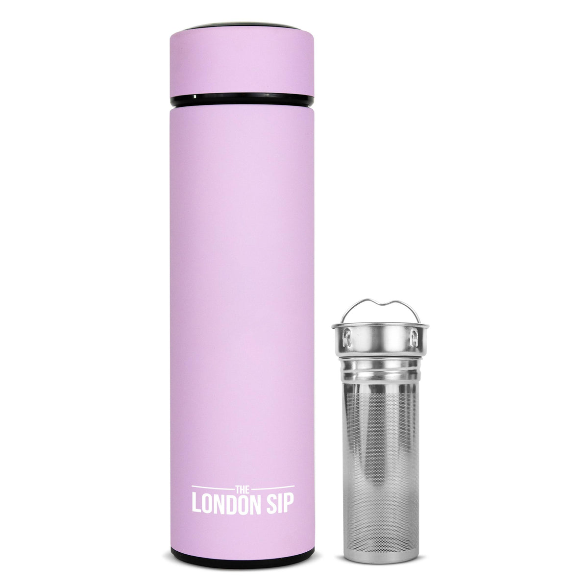 KitchenSupply London Sip - 16oz Tea Infuser Bottle, Lilac