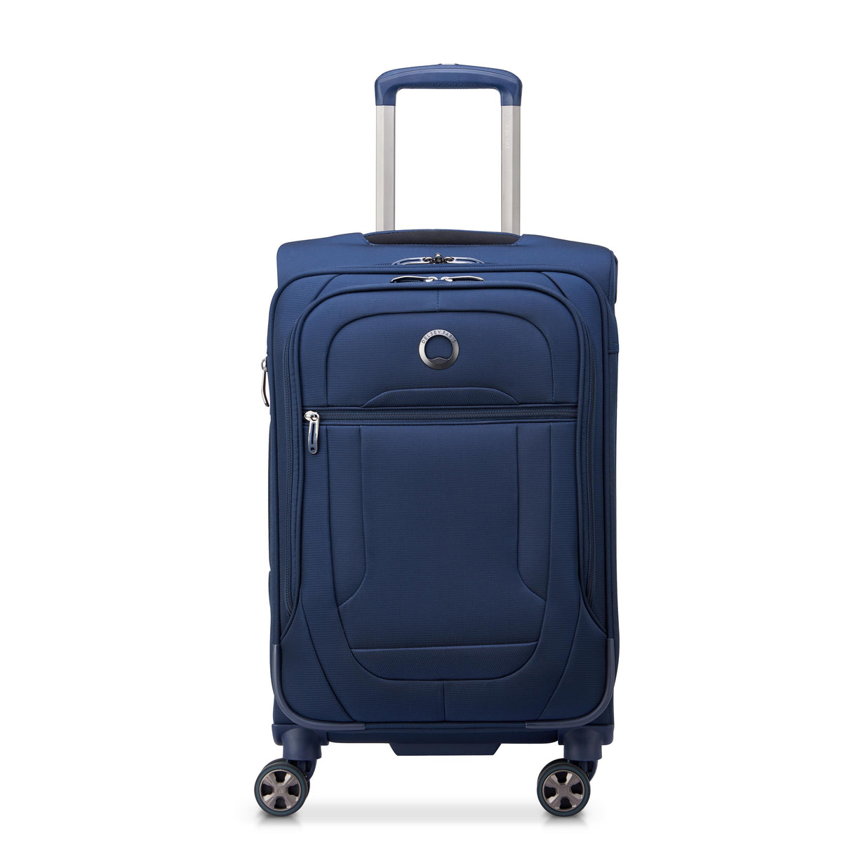 Delsey Luggage Helium DLX Softside Exp. Spinner Carry-On - Blue