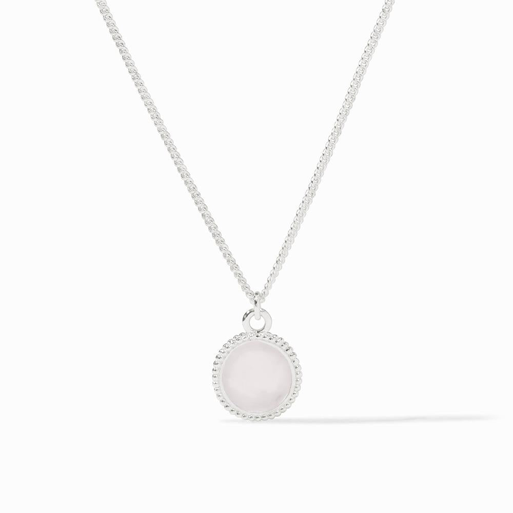 Julie Vos Fleur-de-Lis Solitaire Necklace