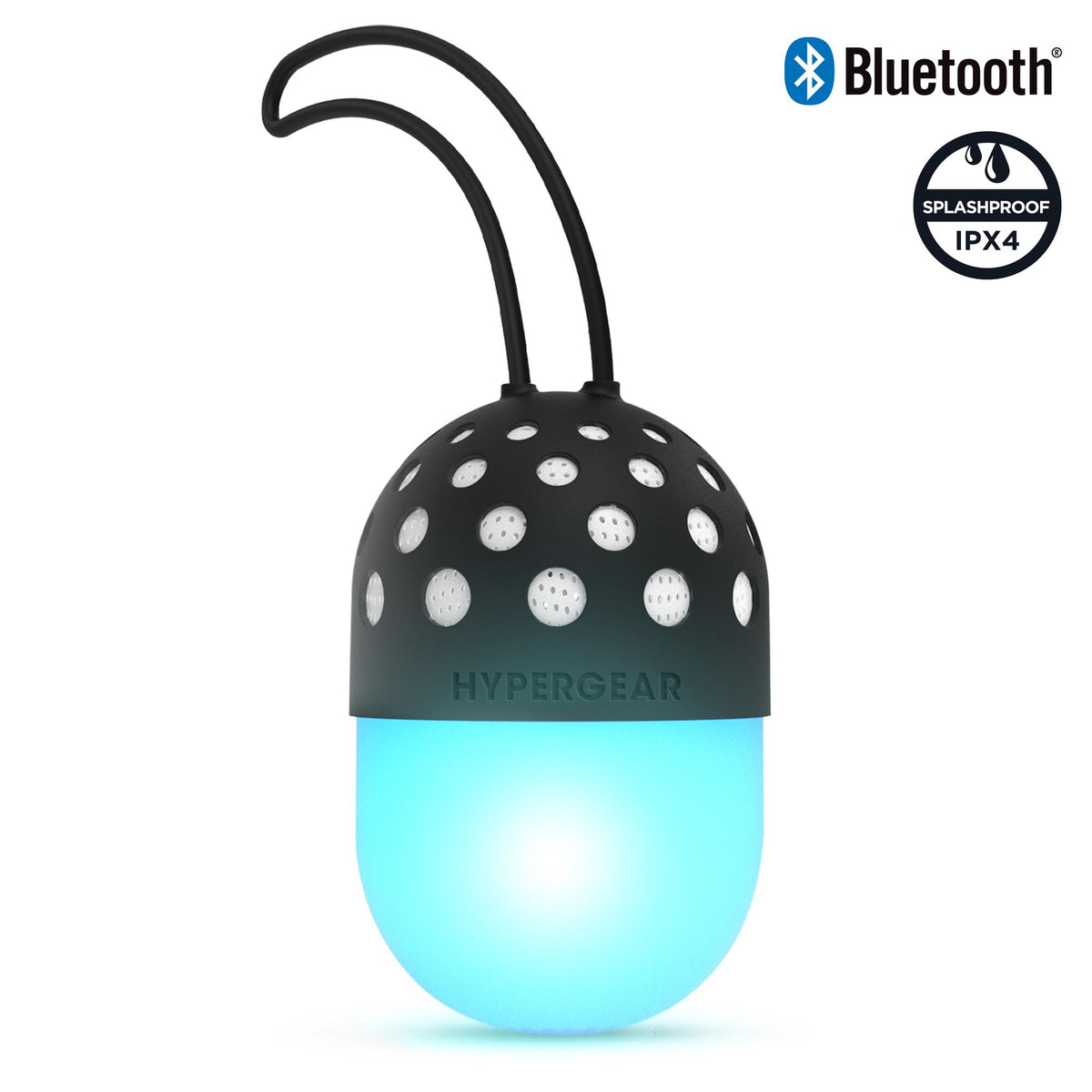 HYPERCEL HyperGear Go-Glo LED Water Resistant Bluetooth Speaker