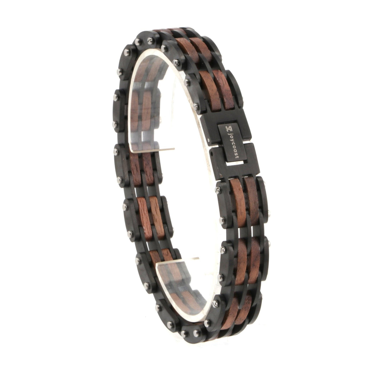 Joycoast Jet Walnut Wood Bracelet Wooden Bracelets