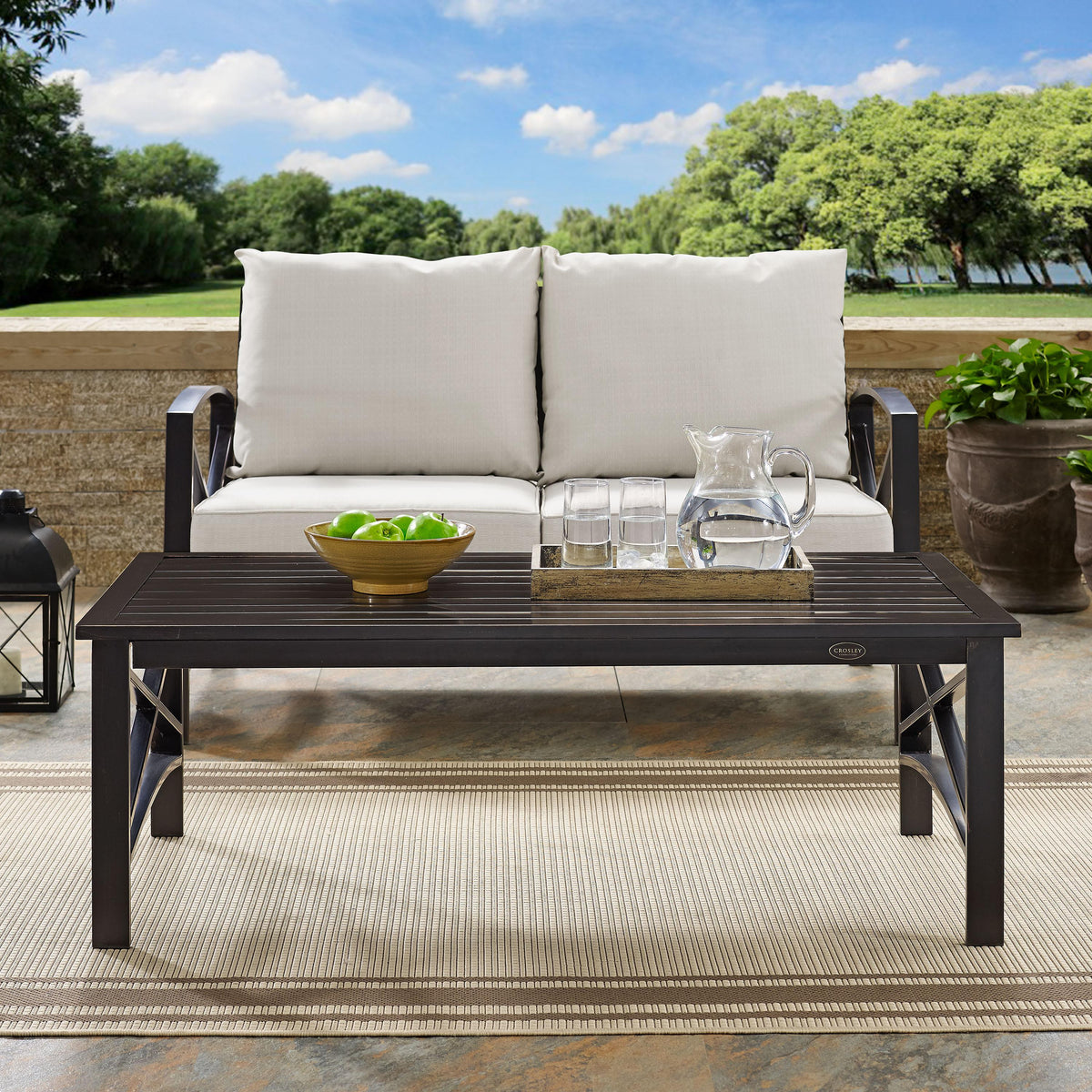 Crosley Outdoor Kaplan Outdoor Coffee Table