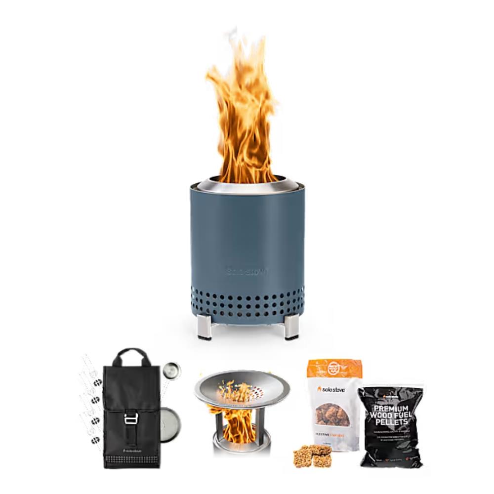 Solo Stove Mesa Tabletop Fire Pit Roasty N Toasty Bundle Water
