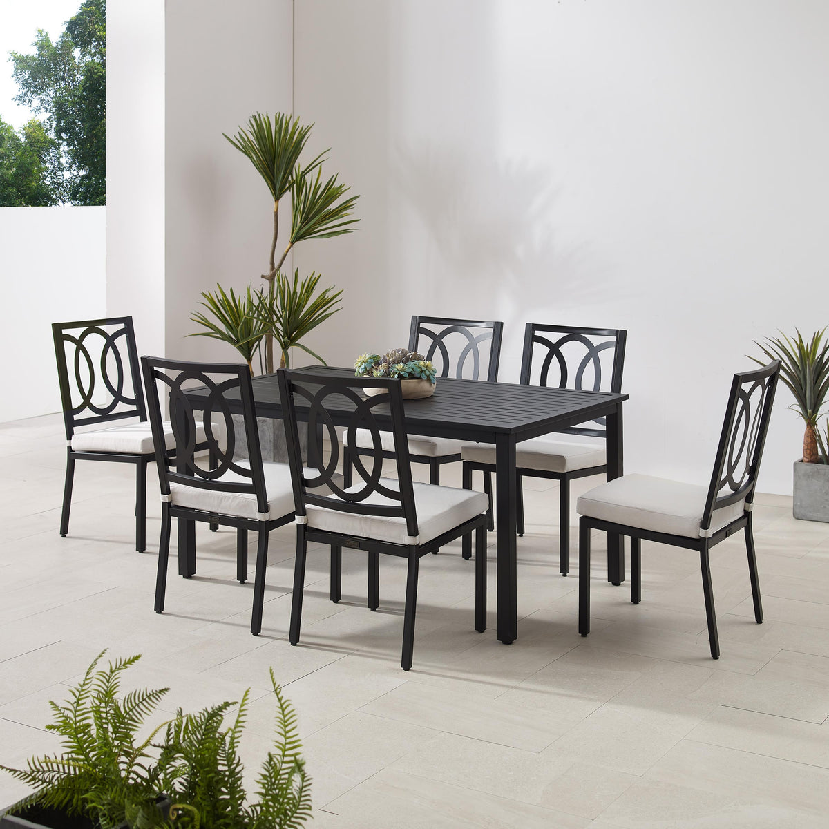 Crosley Outdoor Chambers 7Pc Outdoor Dining Set
